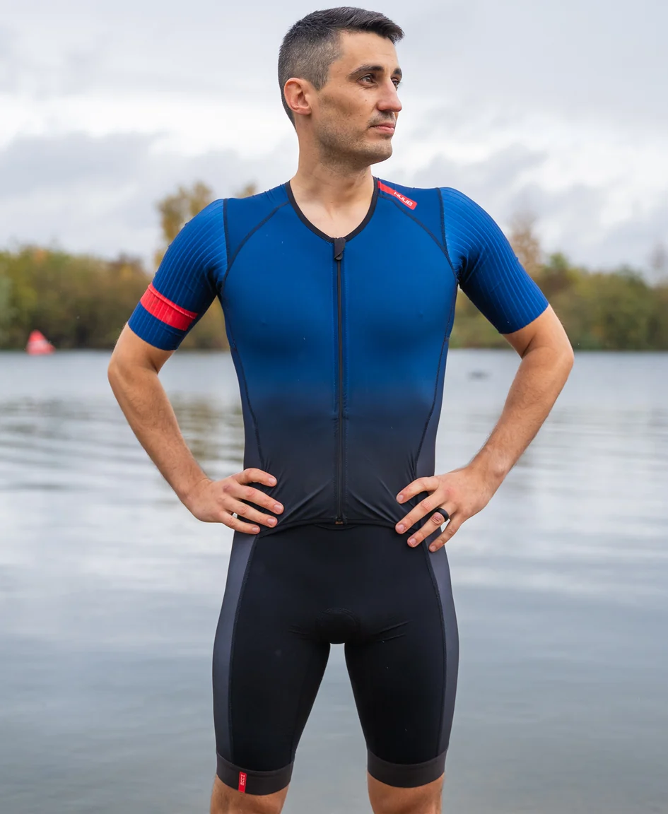 4882 Pro Aero Open Zip Tri Suit - Men's - Image 5