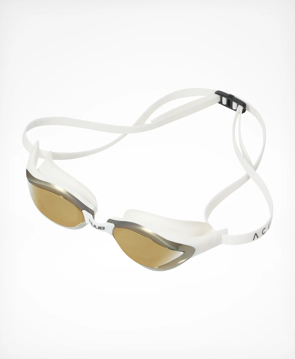 Brownlee Acute Swim Goggle - White/Gold - Image 2