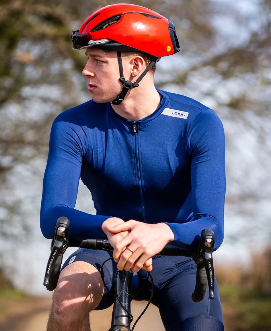 Attain Long Sleeve Jersey - Navy - Image 2