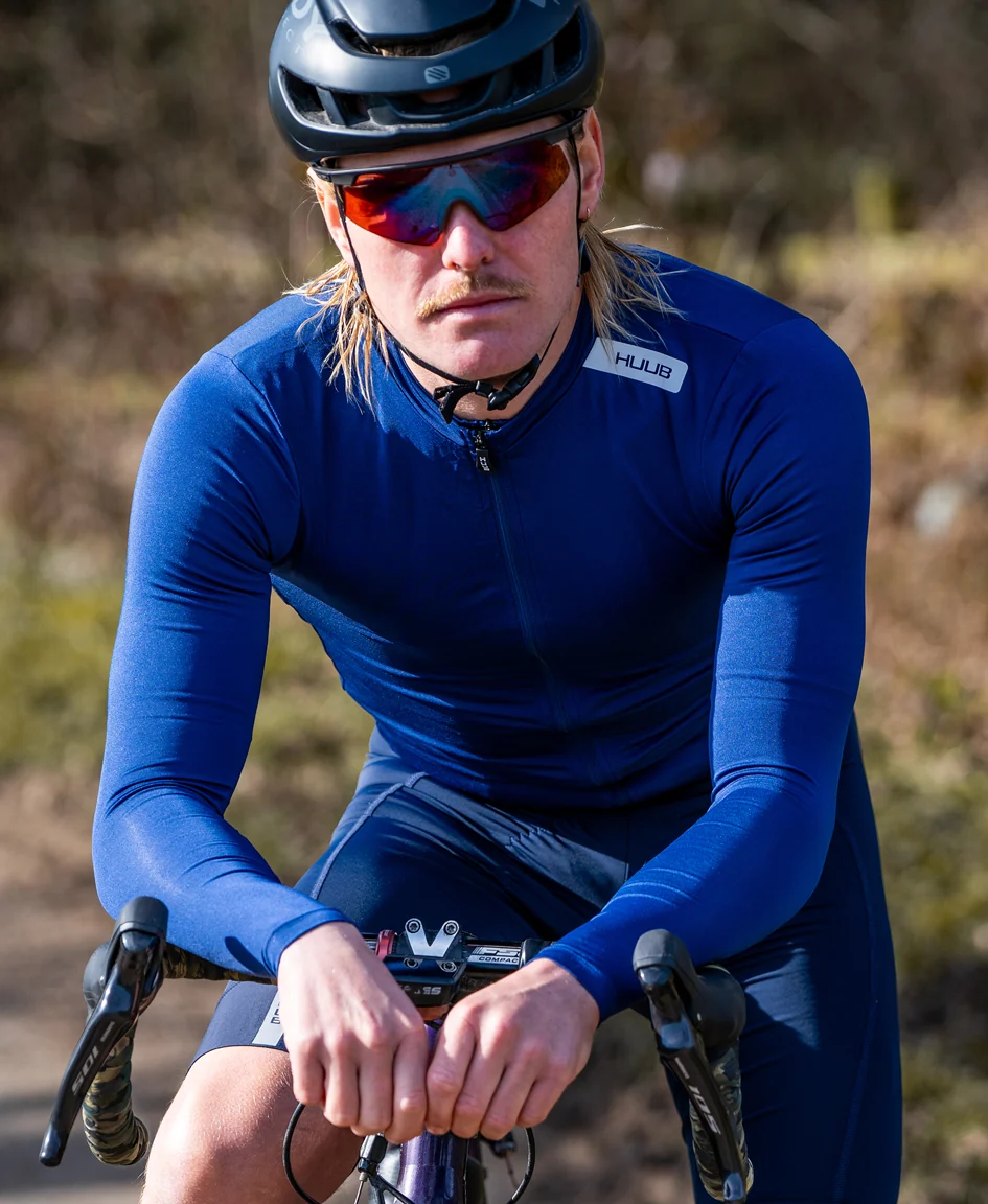 Attain Long Sleeve Jersey - Navy - Image 5