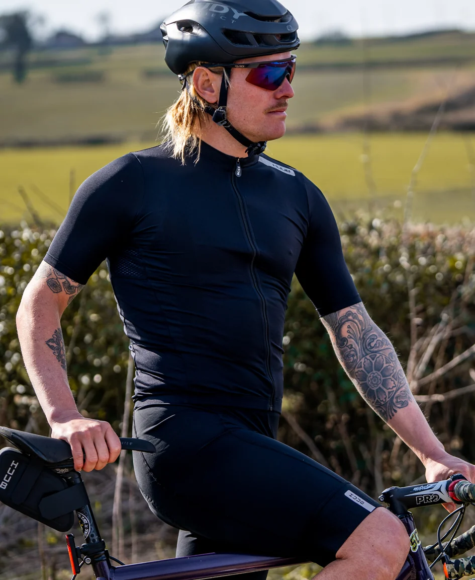 Attain Short Sleeve Jersey - Black - Image 6