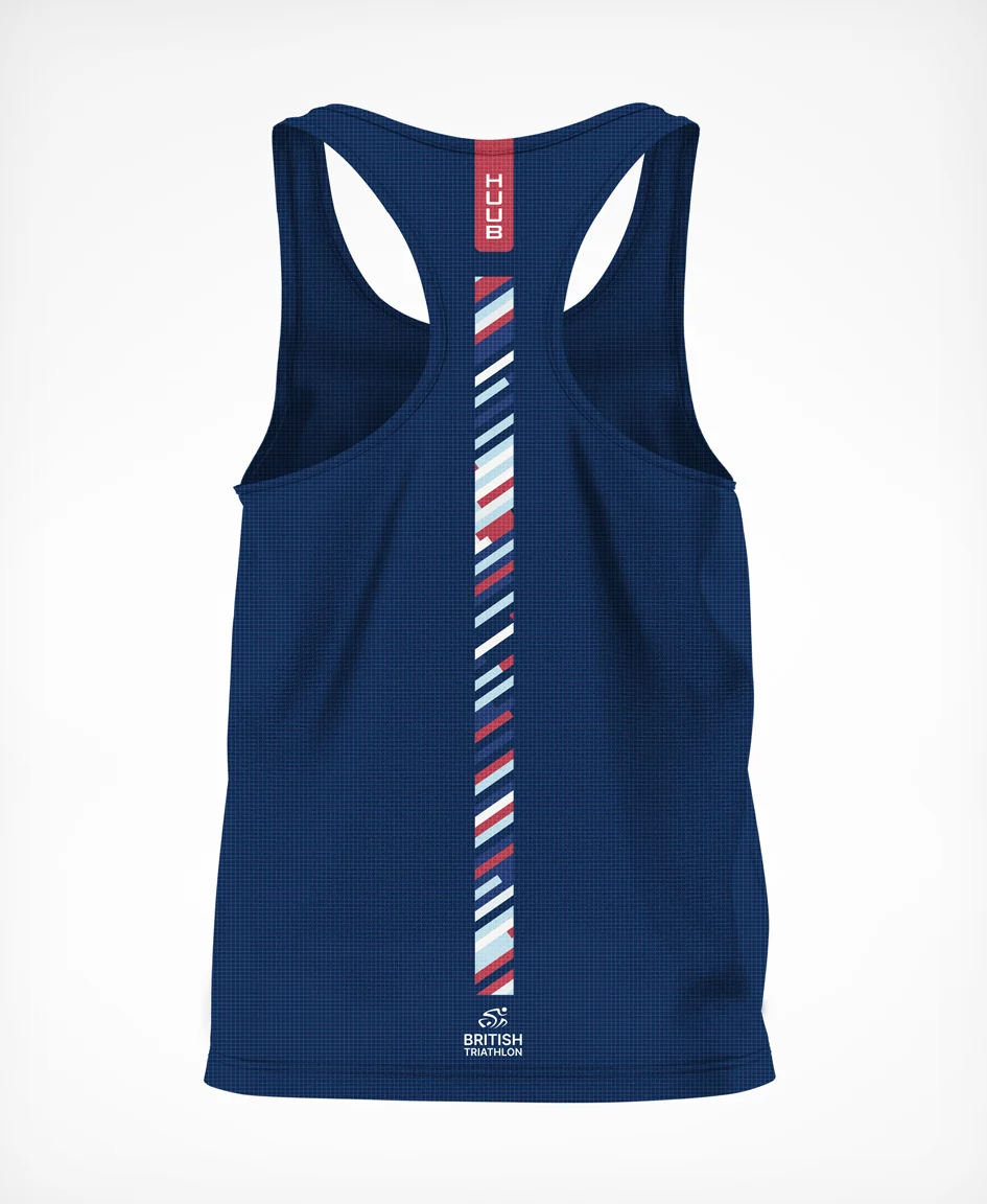BTF Age-Group Pro Tech Run Vest Navy - Image 2