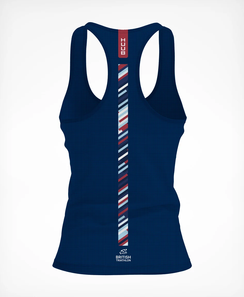 BTF Age-Group Pro Tech Run Vest Navy - Image 4