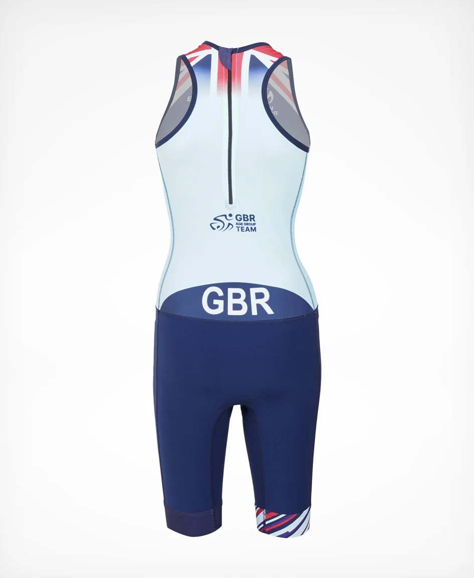 BTF Age-Group Sleeveless Rear Zip Tri Suit - Women's - Image 2