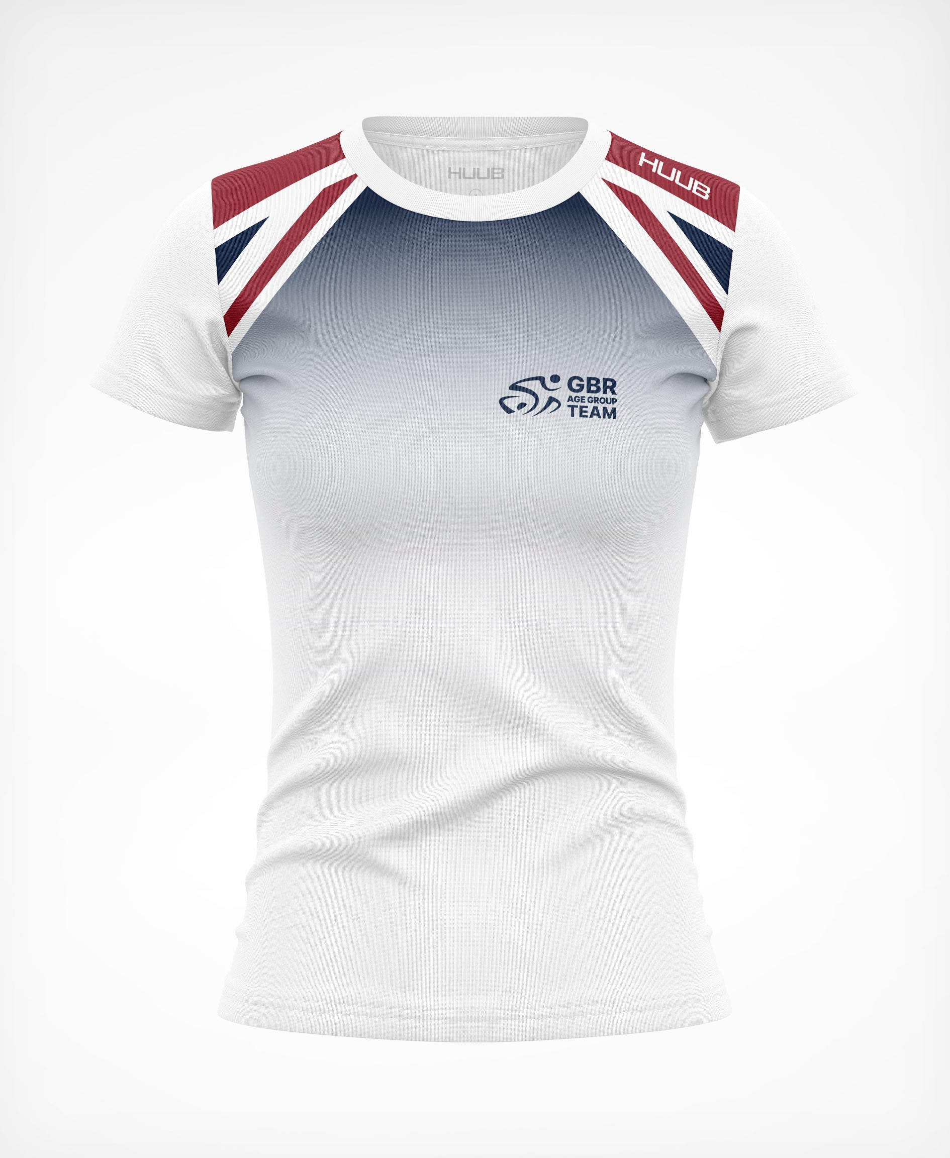 BTF Age-Group Tech T-Shirt Flag White - Women's