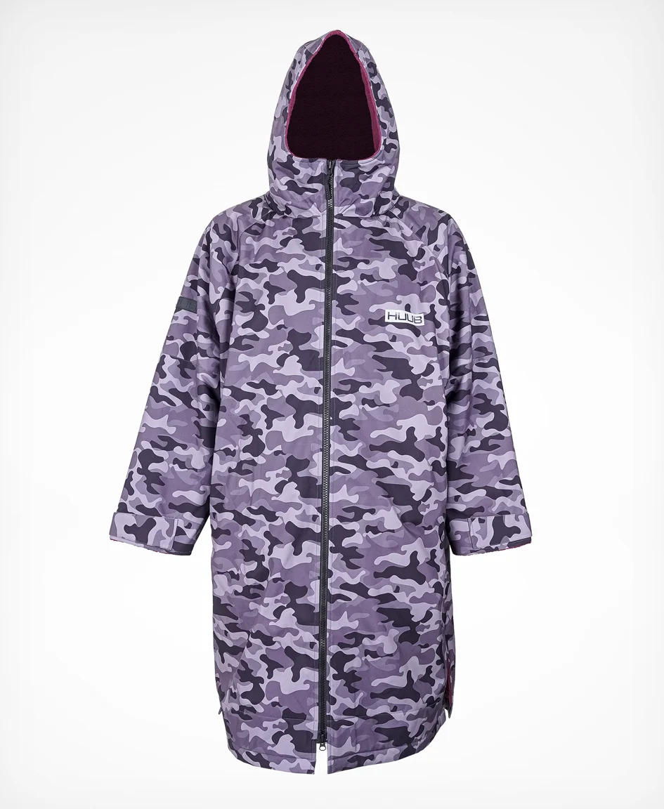 Changing Robe Grey Camo
