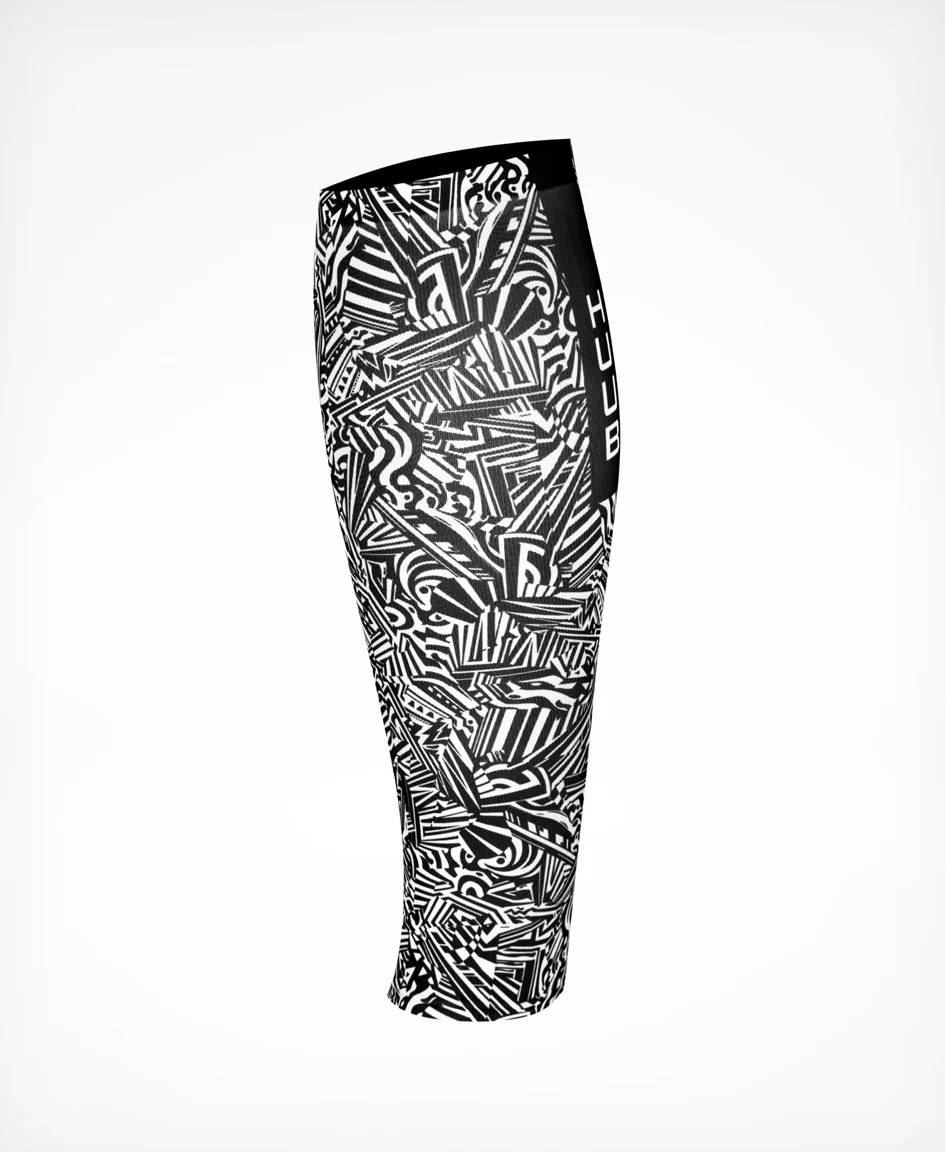 3:Sixteen Aero Calf Sleeve™ - Black/White (pair) - Image 3