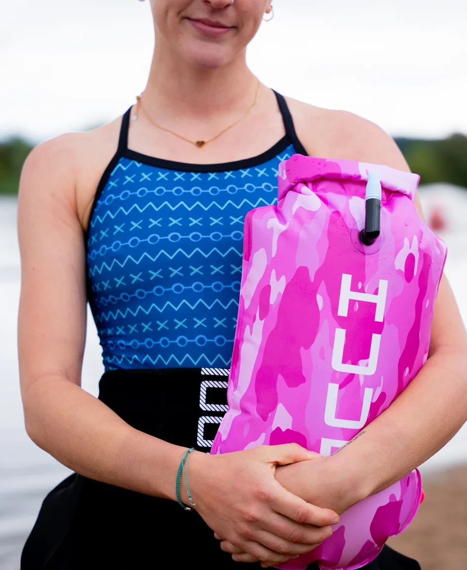 HUUB Safety Tow Float - Pink Camo - Image 4