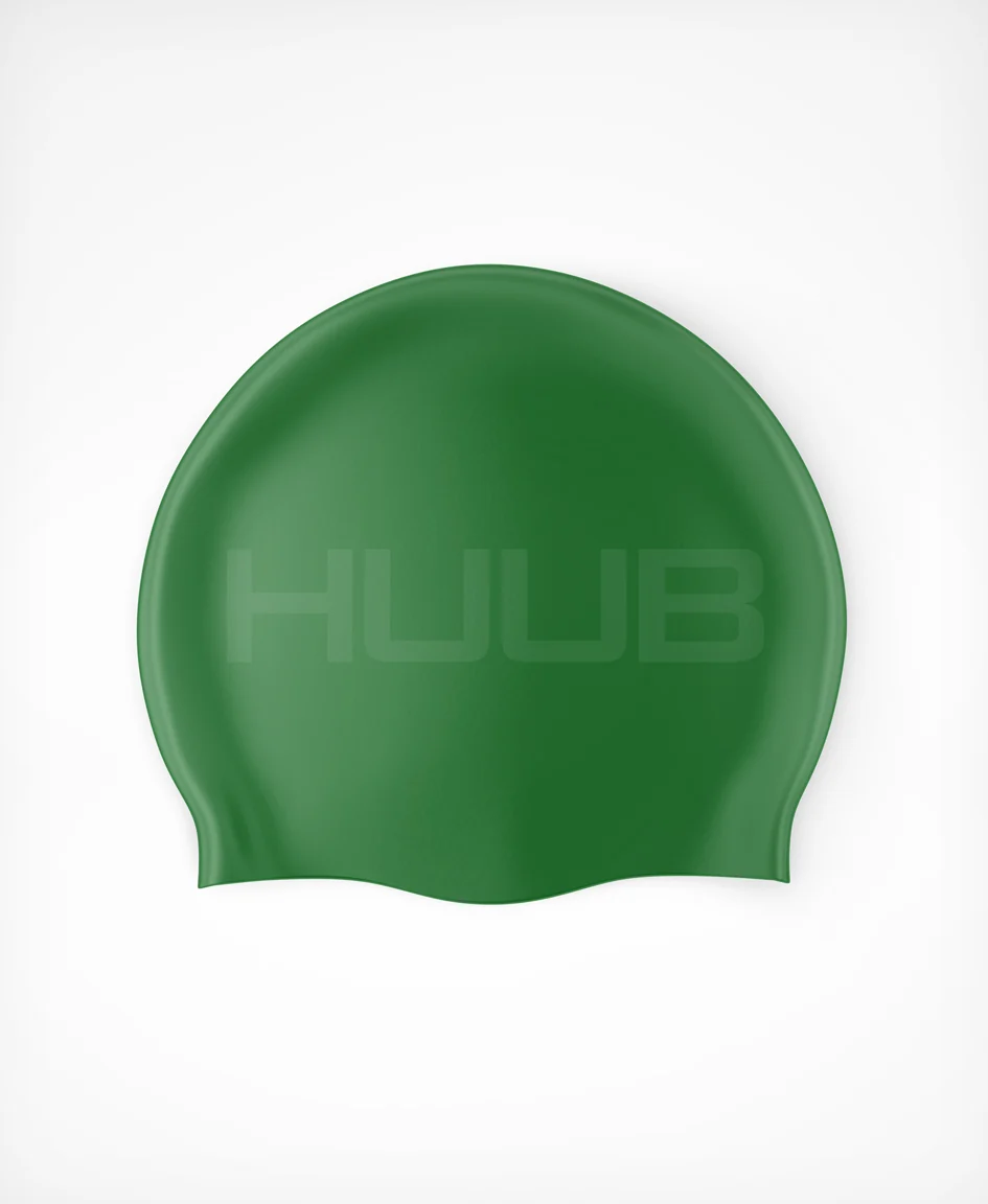 Silicone Swim Cap - Forest Green