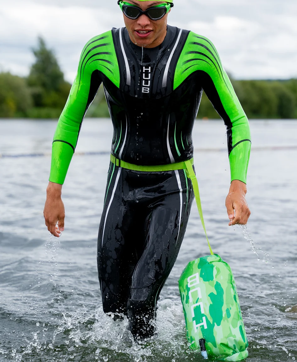 Surface Wetsuit Fluo Green - Men's - Image 2