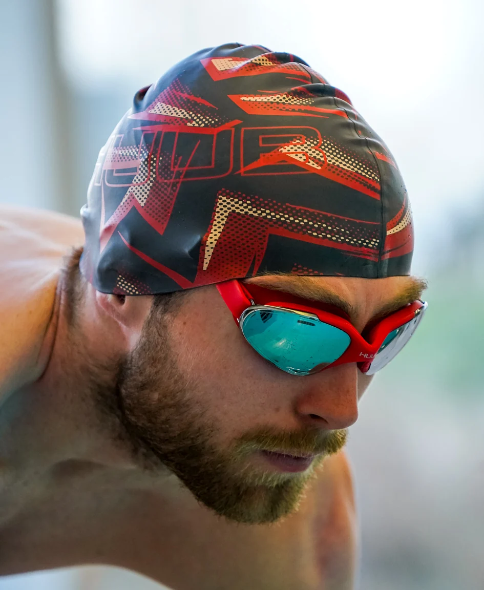 Vision Swim Goggle - Red - Image 2