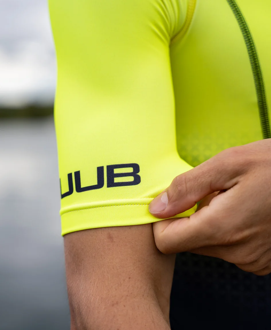 Commit Long Course Tri Suit Fluo Yellow - Men's - Image 6