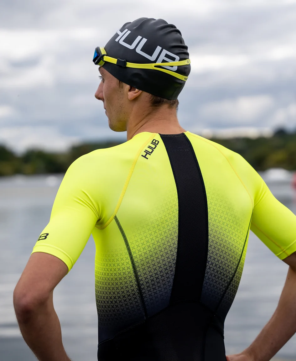 Commit Long Course Tri Suit Fluo Yellow - Men's - Image 7