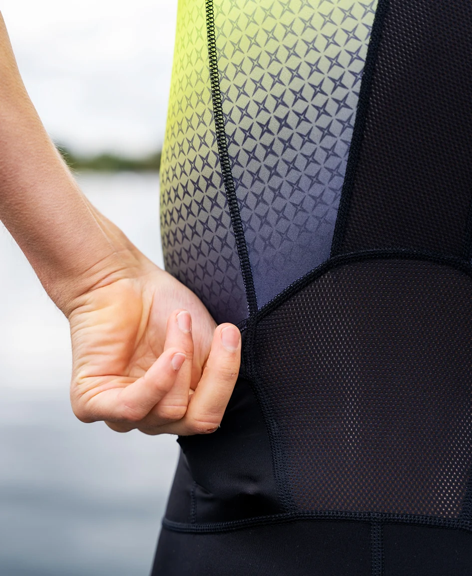 Commit Long Course Tri Suit Fluo Yellow - Men's - Image 8