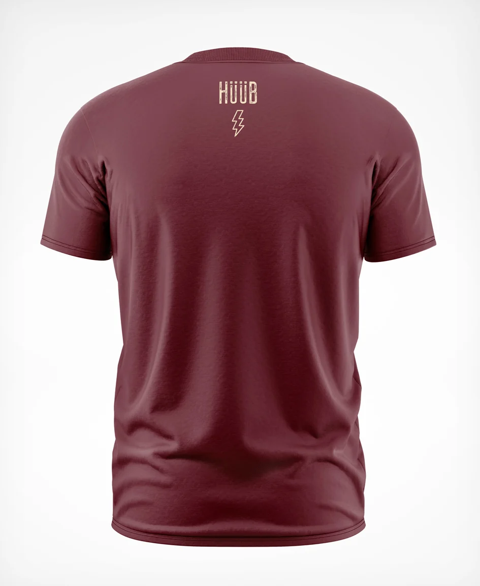 Cutting Edge T-Shirt - Maroon - Image 2