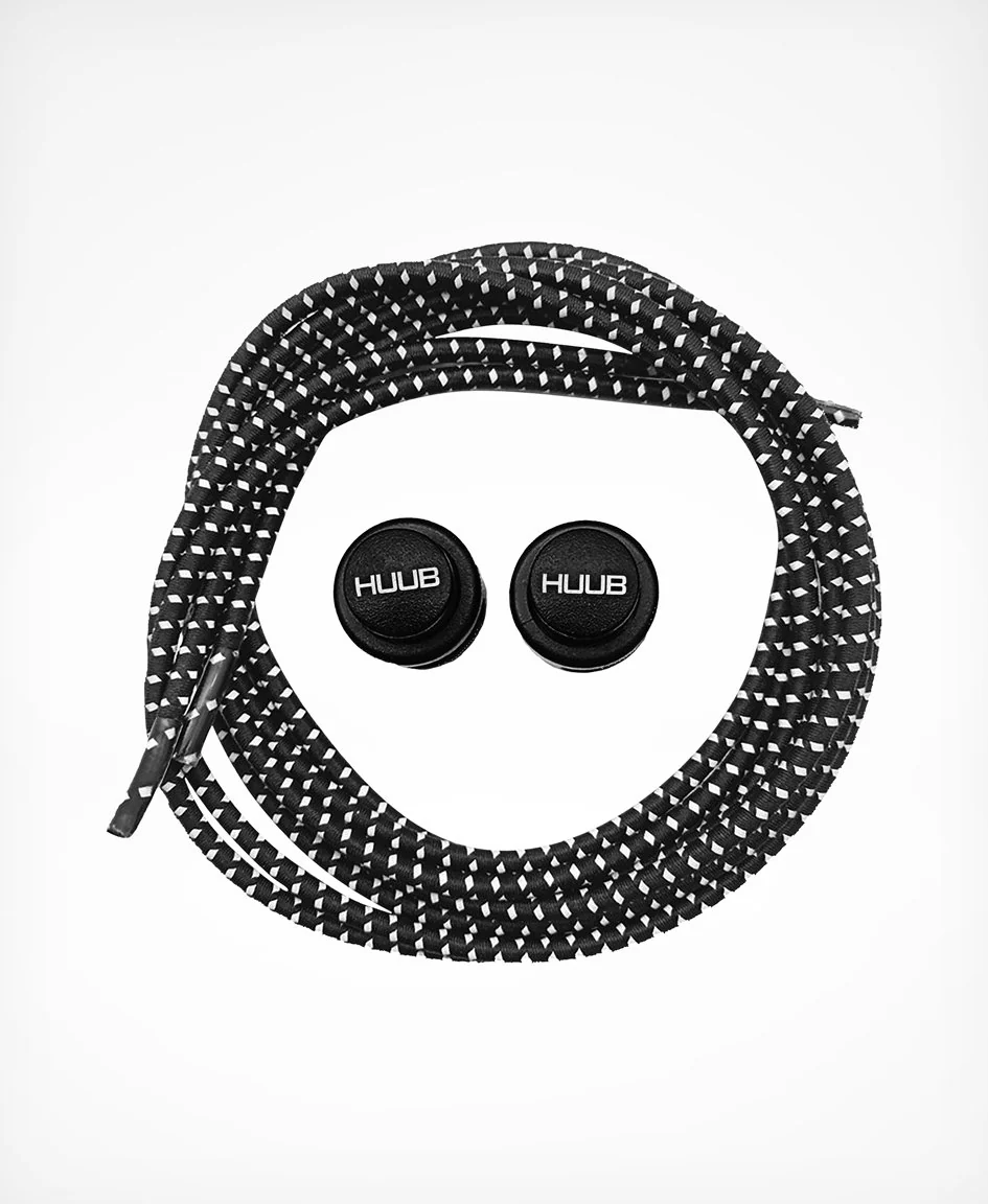 HUUB Elastic Laces with Locks - Black