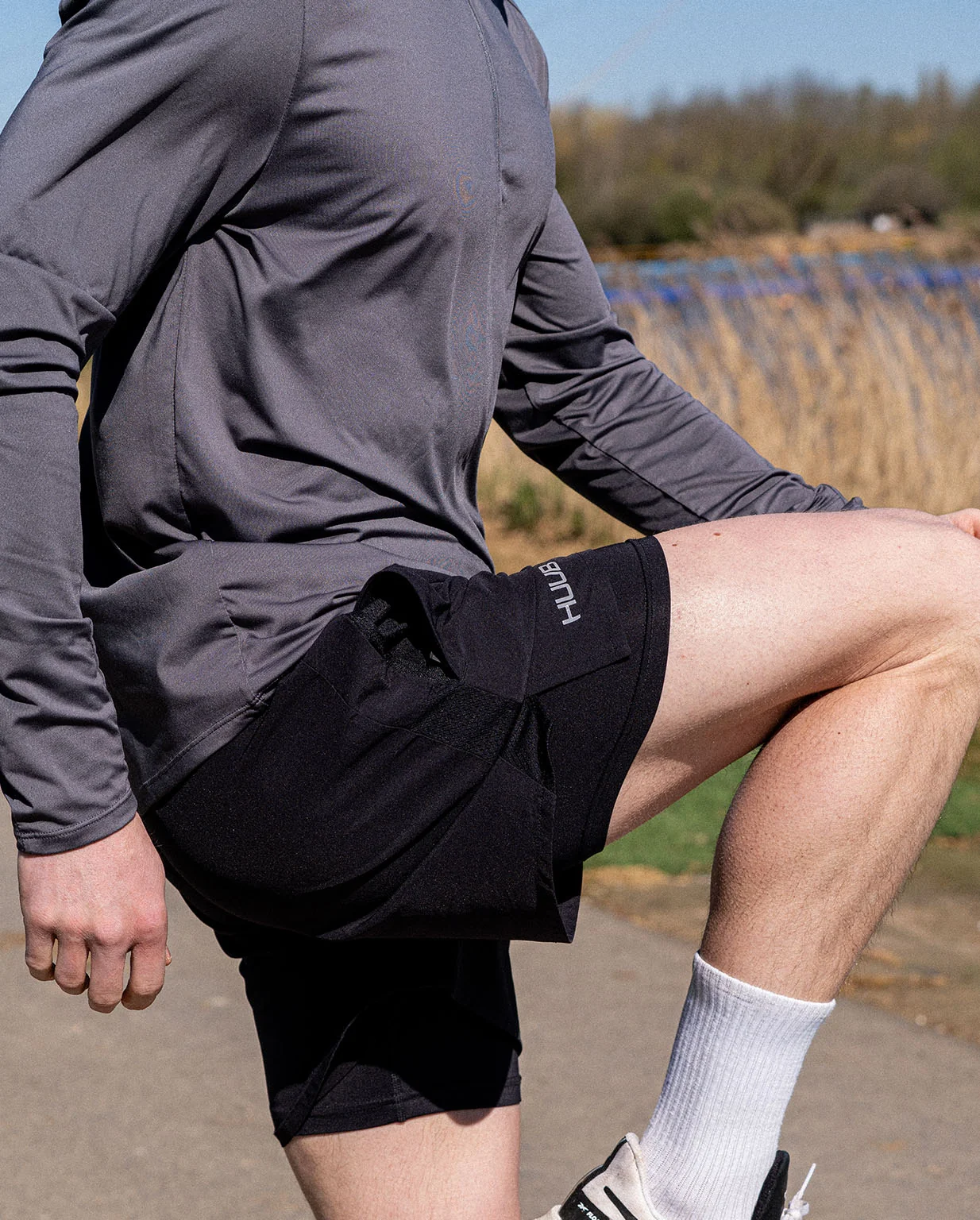 Foundation 2 in 1 Run Short - Men's - Image 4