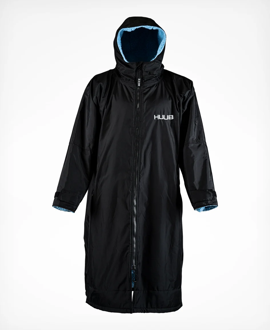 HUUB Changing Robe Black and Blue - XS/Junior - Image 4