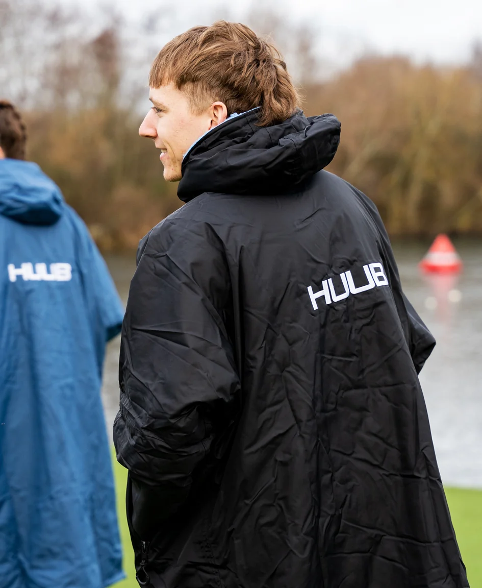 HUUB Changing Robe Black and Blue - XS/Junior - Image 7