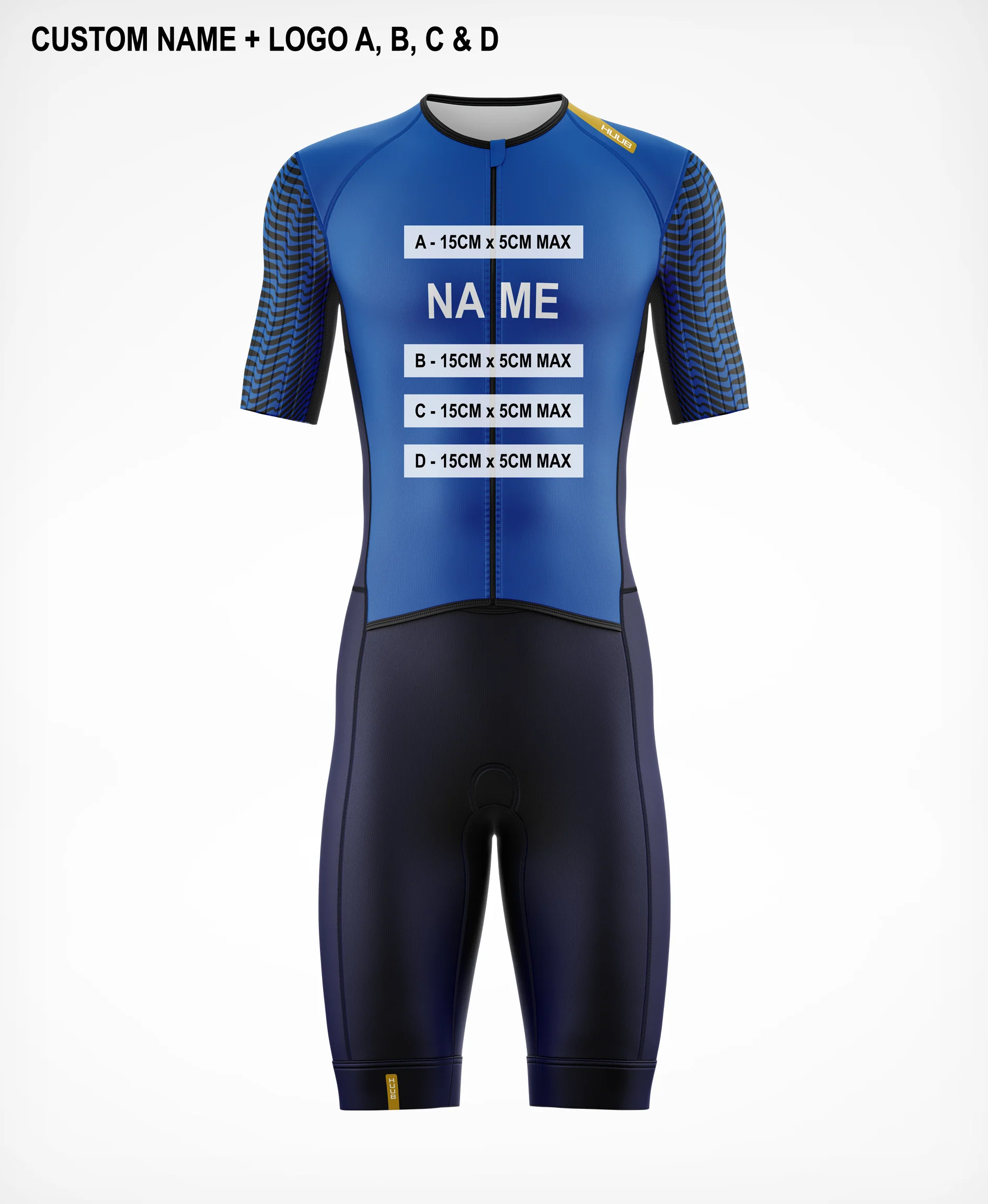 HUUB ID Customise your Suit - PRO Aero Tri Suit Men's - Image 7