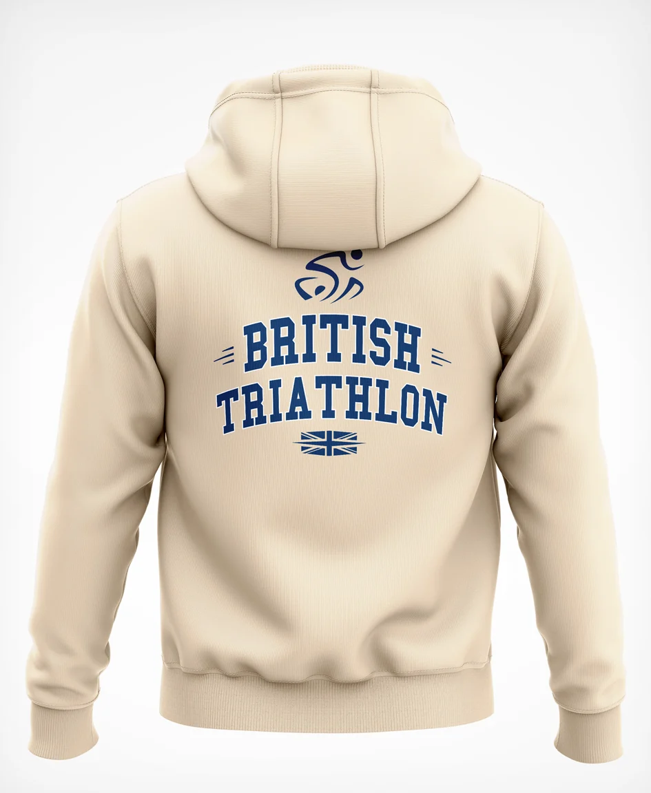 HUUB X British Triathlon Hoodie - Cream - Image 3