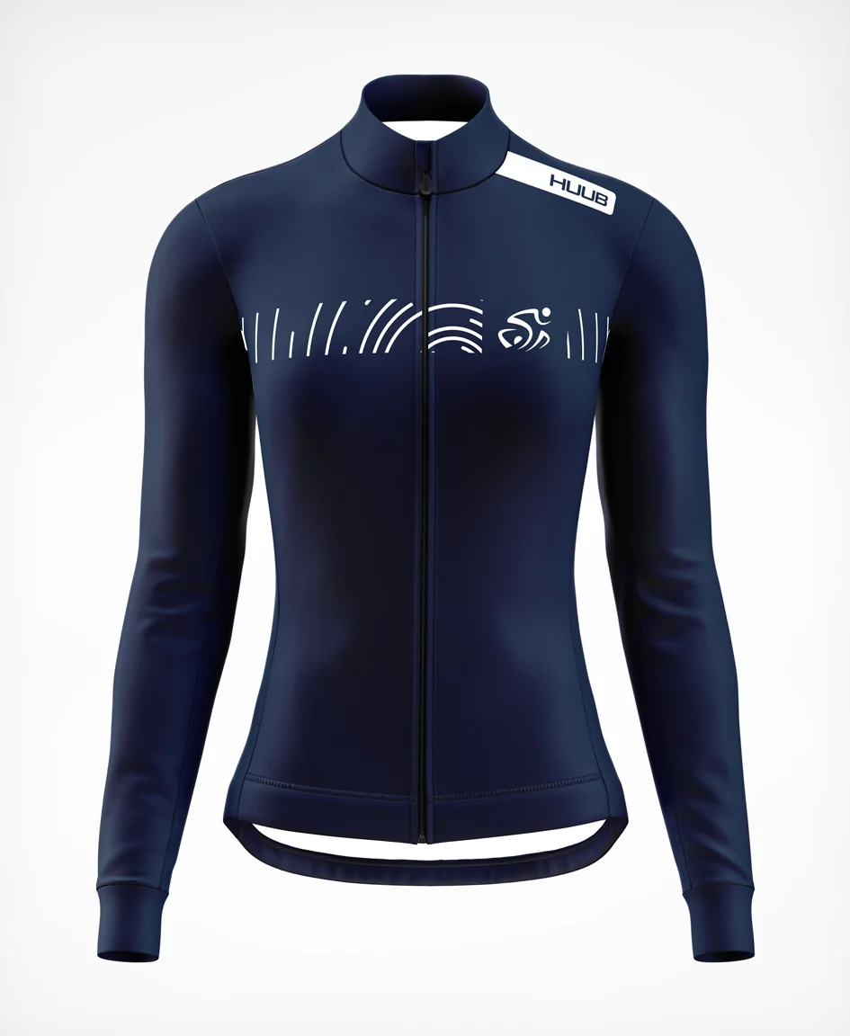 HUUB X British Triathlon Long Sleeve Jersey Navy - Women's