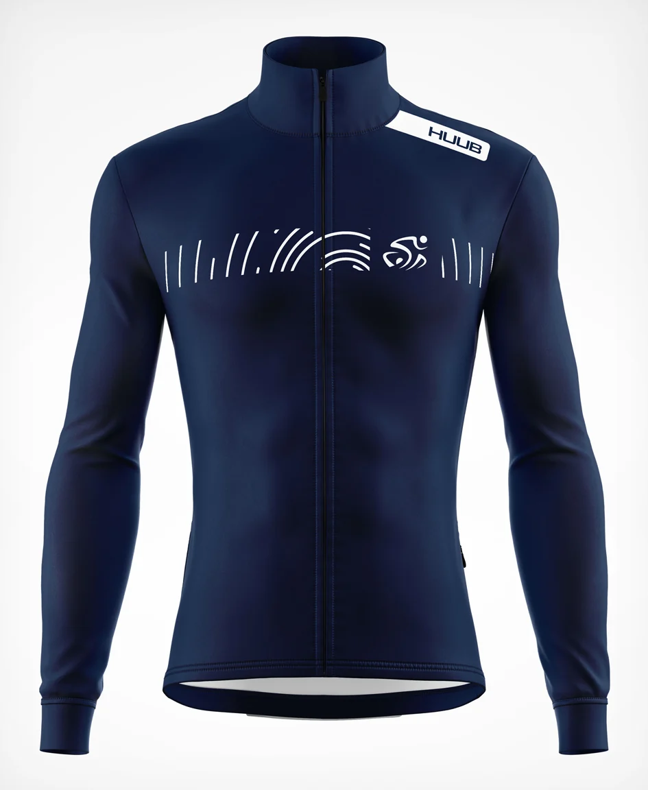 HUUB X British Triathlon Long Sleeve Jersey Navy - Men's