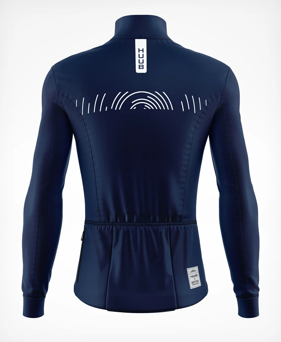 HUUB X British Triathlon Long Sleeve Jersey Navy - Men's - Image 2