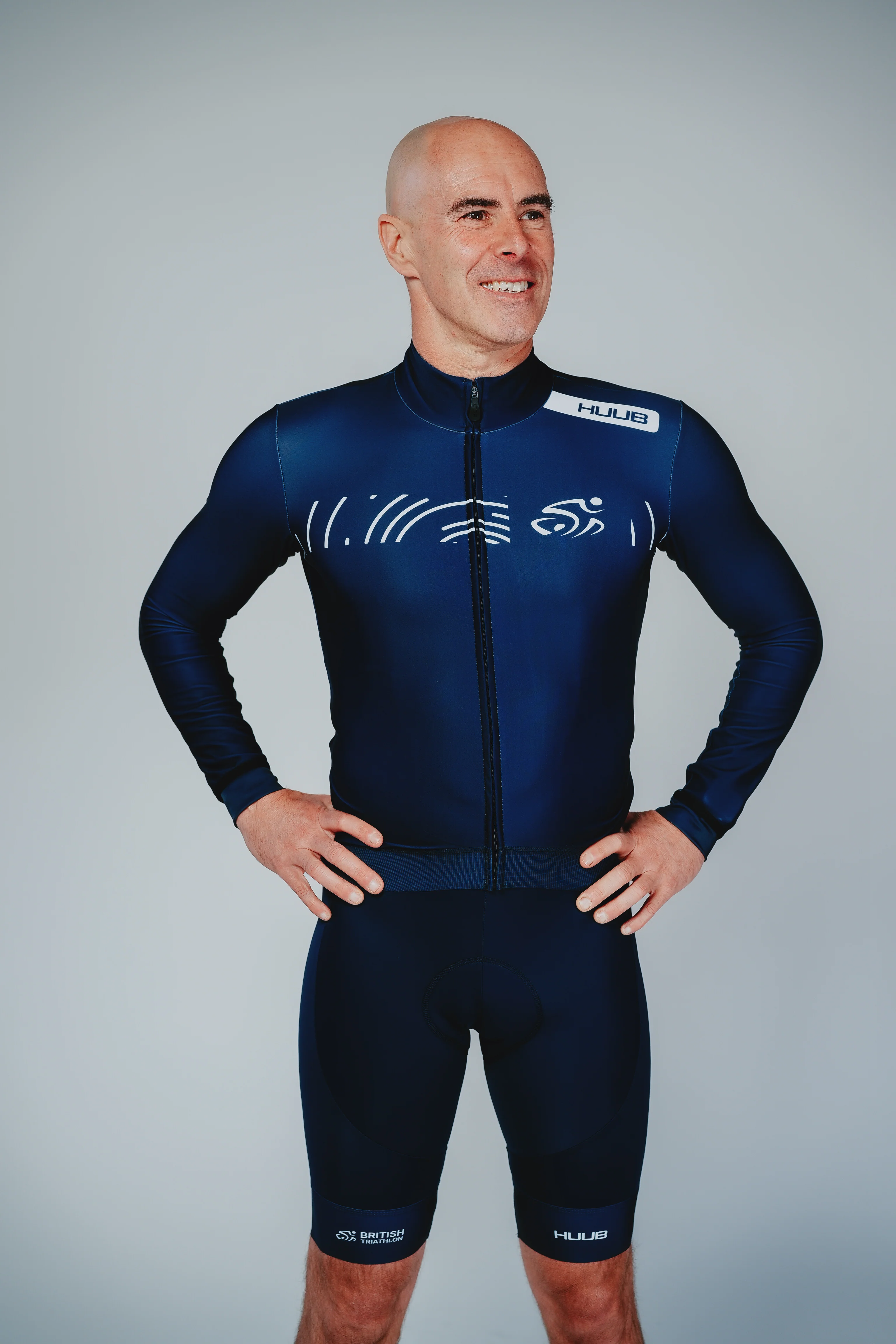 HUUB X British Triathlon Long Sleeve Jersey Navy - Men's - Image 3
