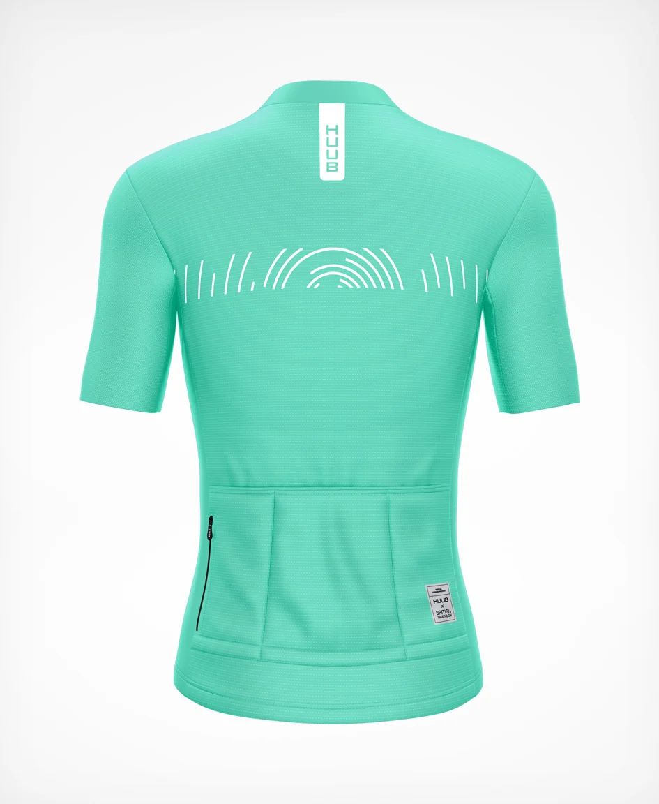 HUUB X British Triathlon Pro Jersey Green - Men's - Image 2