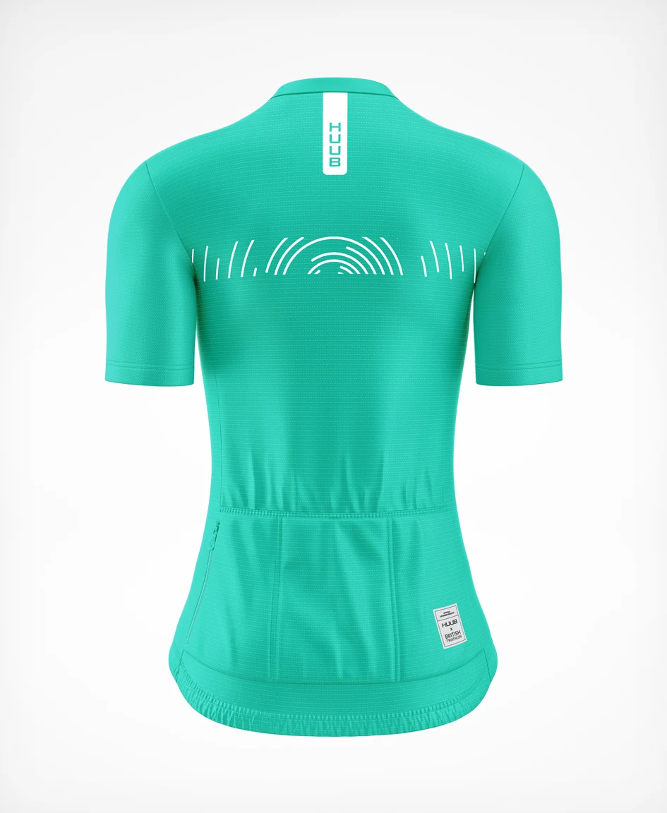 HUUB X British Triathlon Pro Jersey Green - Women's - Image 2