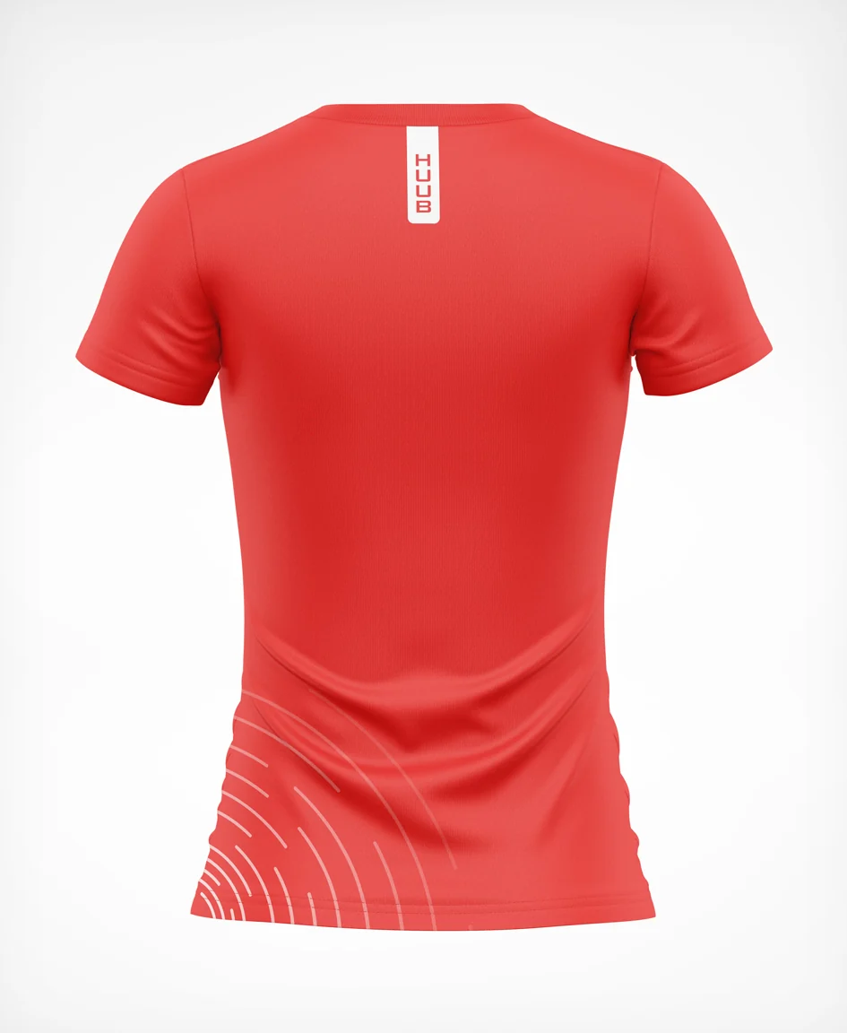 HUUB X British Triathlon Tech T-Shirt - Coral - Image 5