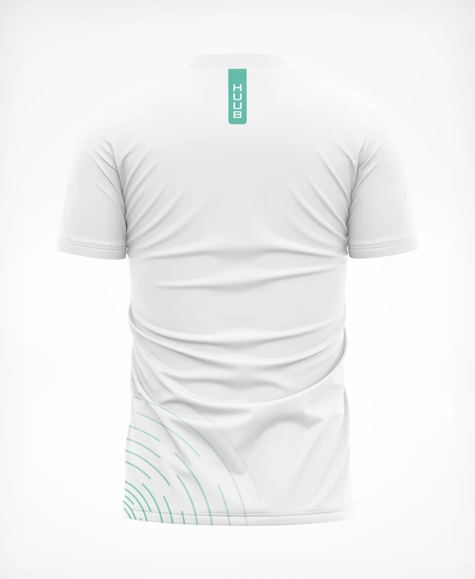 HUUB X British Triathlon Tech T-Shirt - White / Green - Image 3
