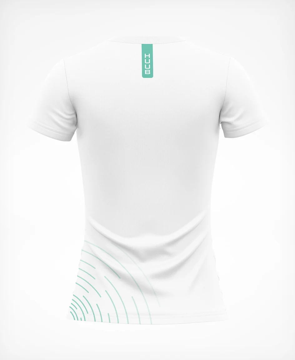 HUUB X British Triathlon Tech T-Shirt - White / Green - Image 5
