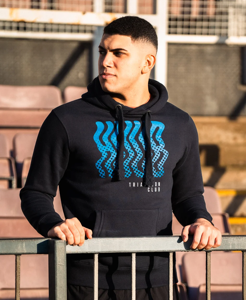 Wave Hoodie - Navy - Image 2