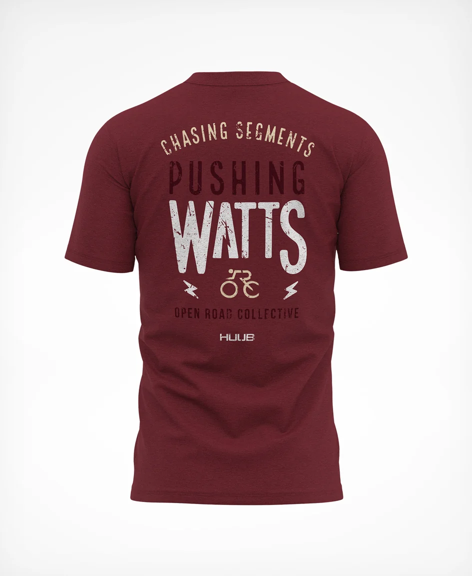 ORC Pushing Watts T-Shirt - Maroon - Image 3