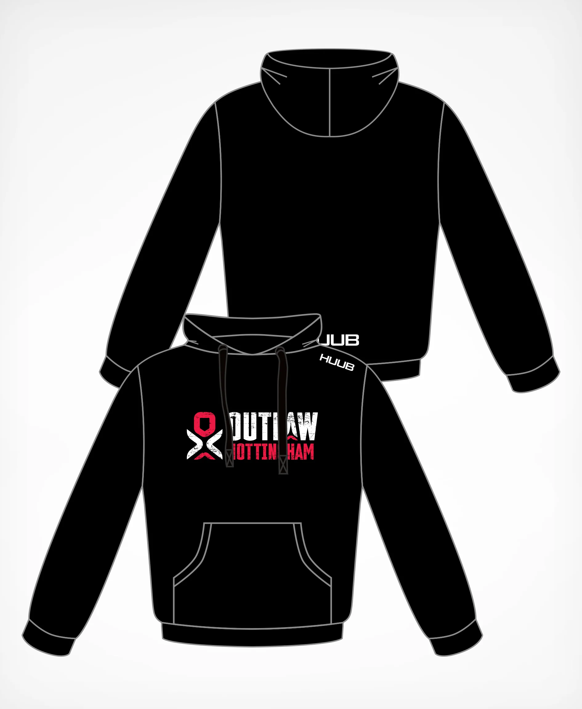 Outlaw Nottingham Middle Hoodie - Collect From Event