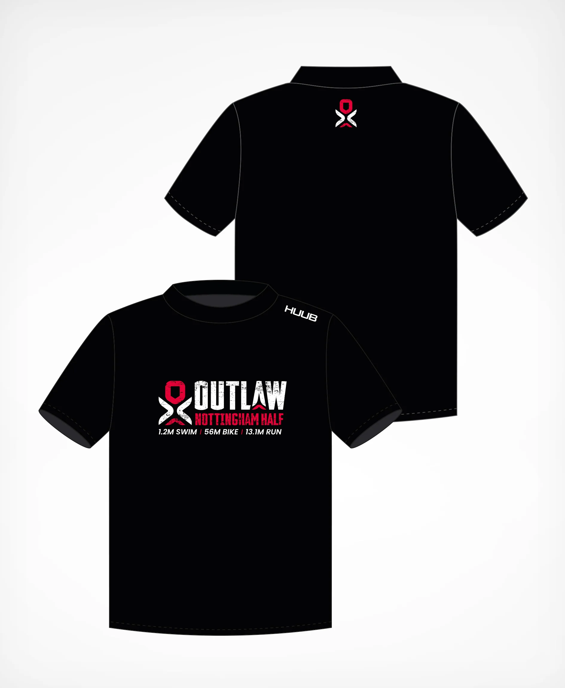 Outlaw Nottingham Middle T-Shirt - Collect From Event