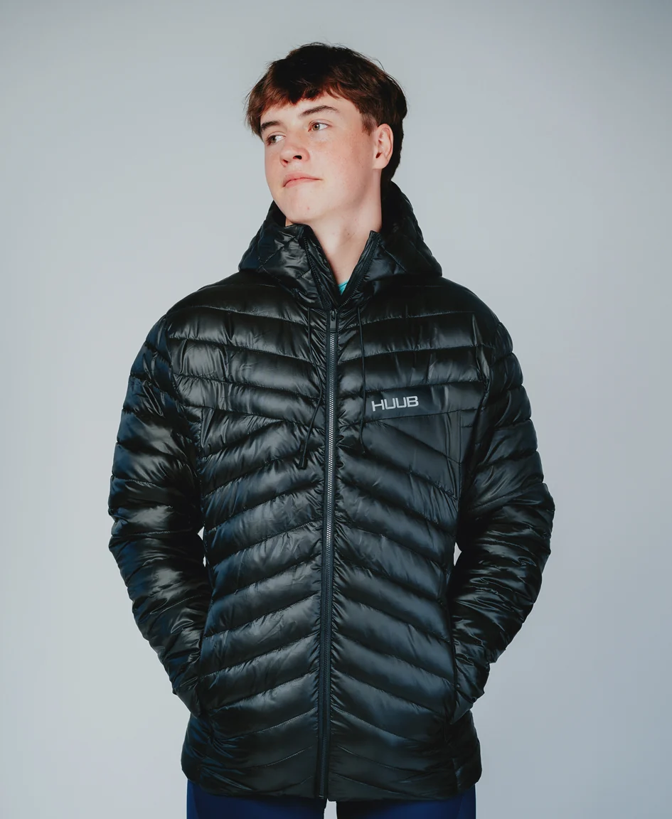 Peak Quilted Jacket Black - Men's - Image 2