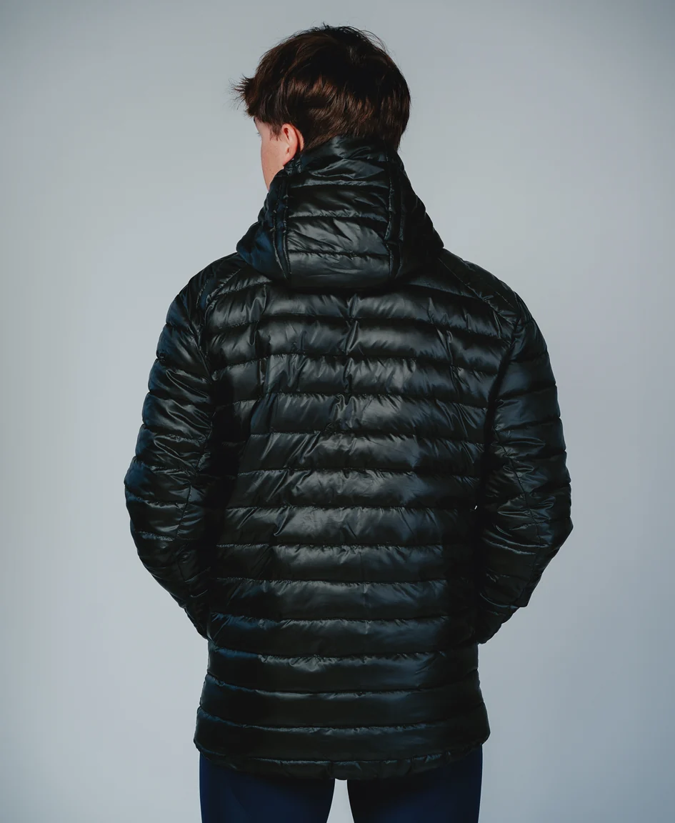 Peak Quilted Jacket Black - Men's - Image 4
