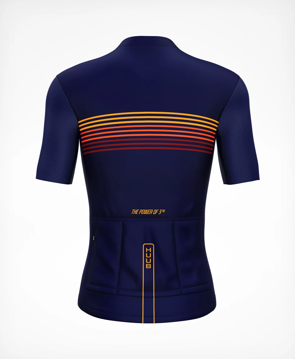 Power of 3 Cycle Jersey Navy - Men's - Image 2