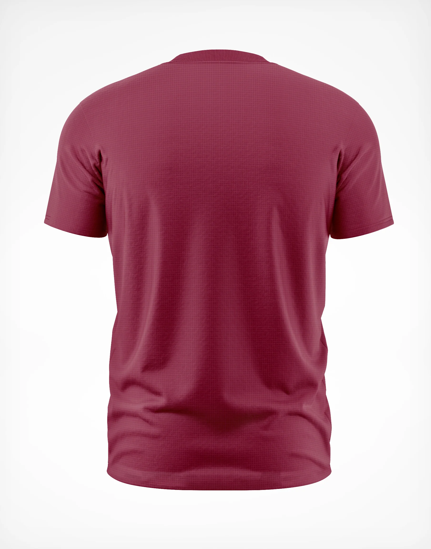 Pro Tech T-Shirt Men's - Burgundy - Image 2
