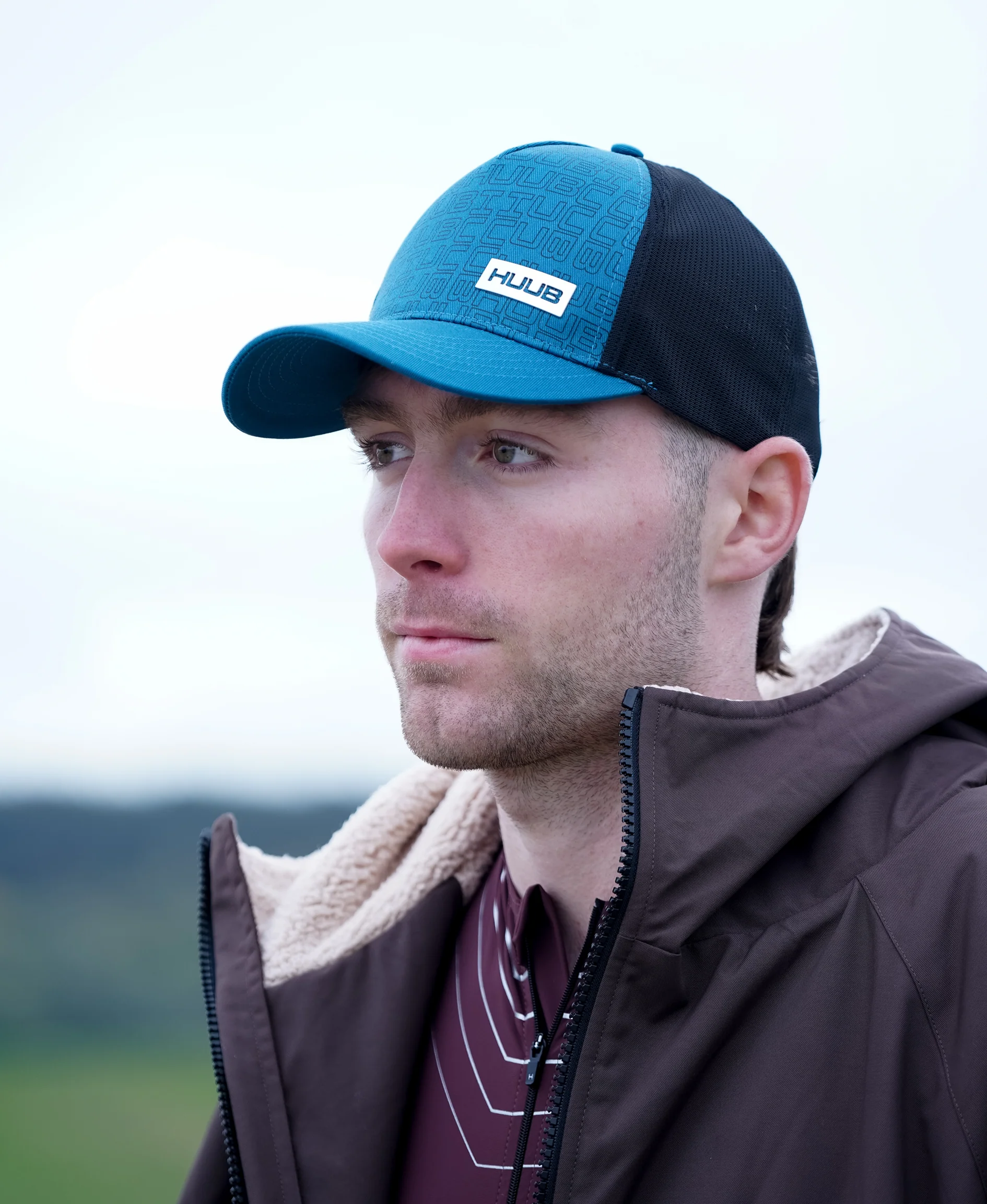 Running Baseball Cap - Black/Steel Blue - Image 4