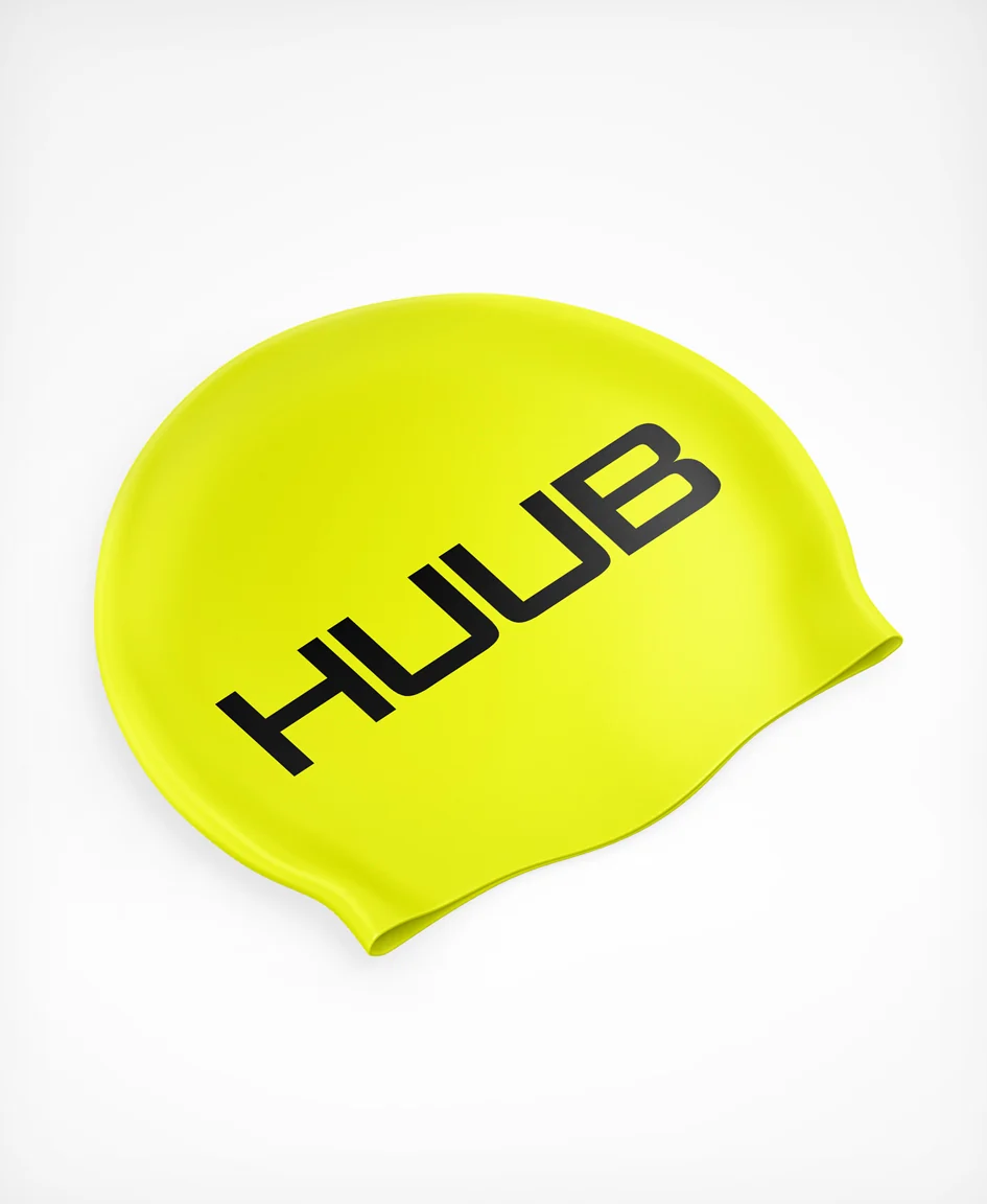 Silicone Swim Cap - Fluo Yellow - Image 3