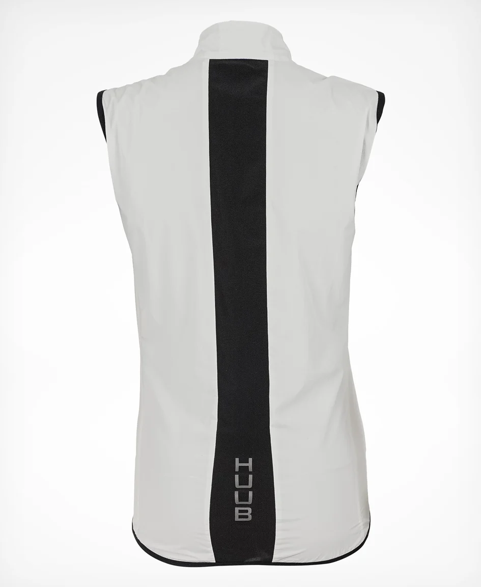 Strada Cycling Lightweight Gilet Light Grey - Women's - Image 3