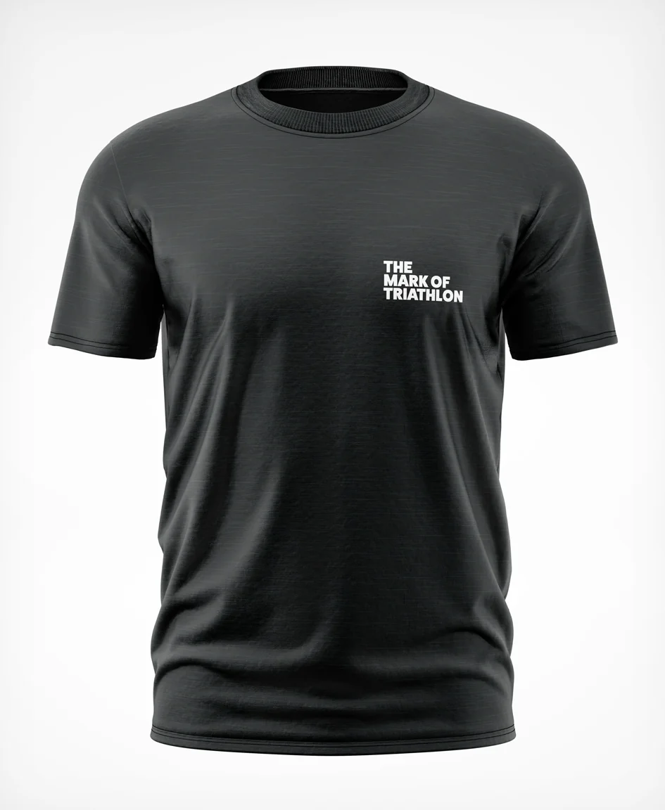 The Mark T-Shirt - Charcoal - Image 3