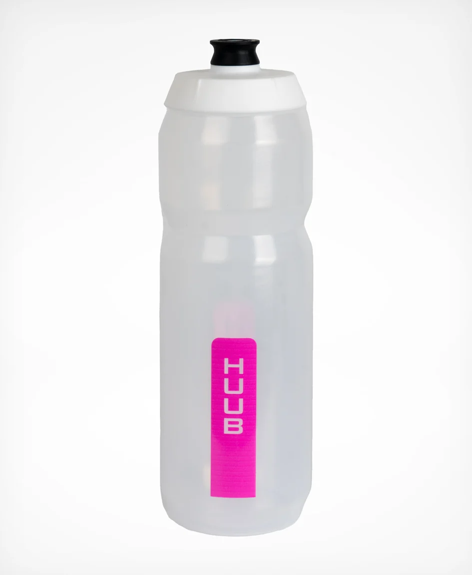 Water Bottle 750ml - Clear Black / Pink - Image 3