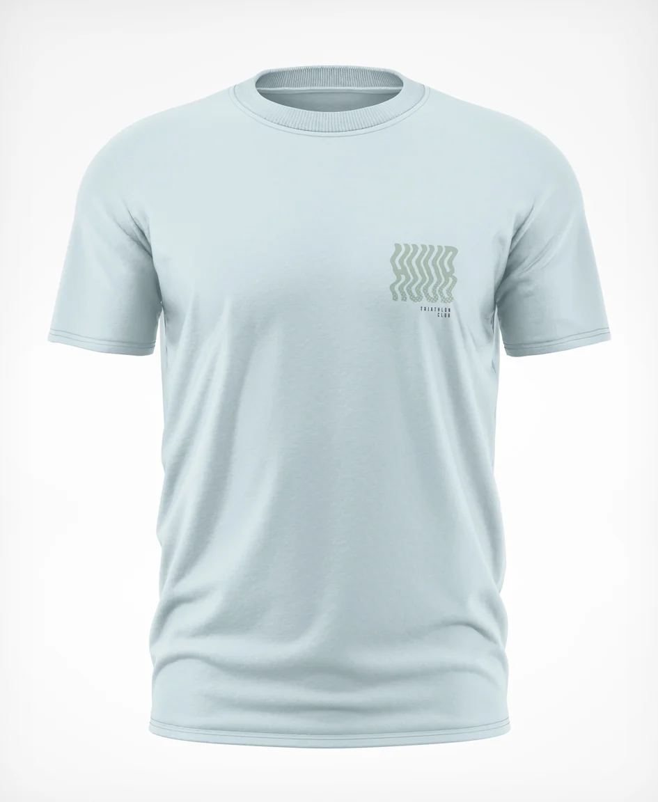Wave T-Shirt - Ice Blue - Image 2