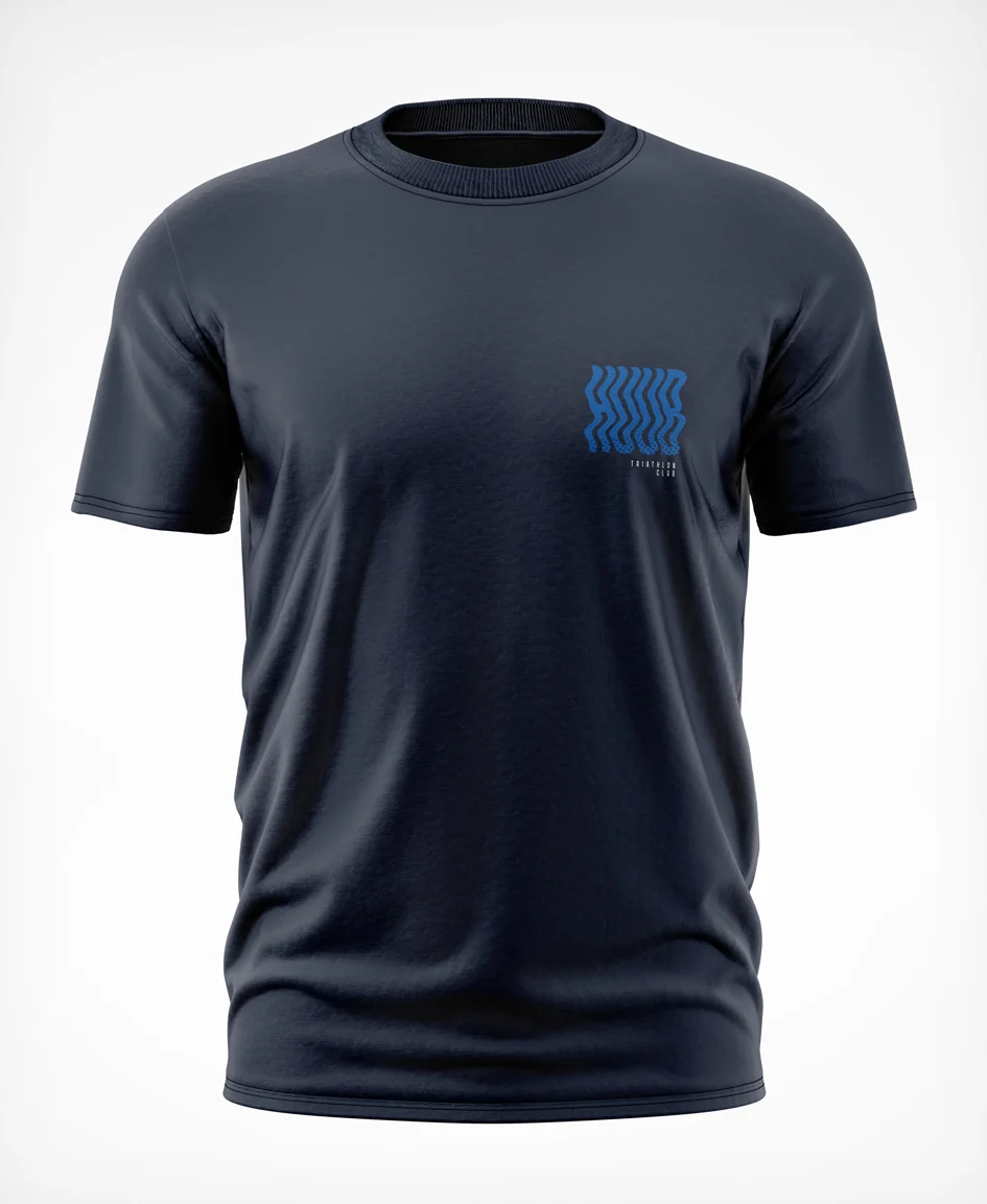 Wave T-Shirt - Navy - Image 3